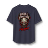 Skull Fracture Evil Spirit Mesh Button-Up Baseball Jersey