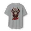 Skull Fracture Evil Spirit Mesh Button-Up Baseball Jersey