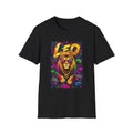 Neon Astrology Leo Zodiac T-Shirt