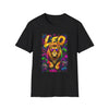 Neon Astrology Leo Zodiac T-Shirt