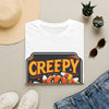 Halloween Pumpkin Graphic Creepy Candy Corn T-Shirt