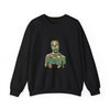 Black Pac Camouflage Military Portrait Graphic Sweatshirt