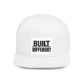 Built Different Flat Bill Snapback Hat