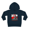 Car Graphic with Red Sun Toddler Hoodie