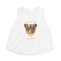 Andrez Bernard Lioness Gee Gee Designer Glasses Crop Top