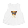 Andrez Bernard Lioness Gee Gee Designer Glasses Crop Top