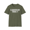 Unisex Black Novelty Reversible  T-Shirt