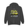 Yellow Mustang Graphic Zip Hoodie