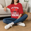 Boxing Gloves T-Shirt — Retro Red Gloves Graphic Tee for Fighters & Fitness Fans