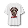 Skull Fracture Evil Spirit Mesh Button-Up Baseball Jersey