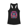 Women's Colorful Lion Ideal Racerback Tank Top