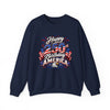 Happy 250th Birthday America Patriotic Crewneck Sweatshirt