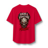 Skull Fracture Evil Spirit Mesh Button-Up Baseball Jersey