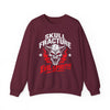 Skull Fracture Evil Spirit!!! Gothic Demon Crewneck Sweatshirt