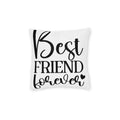 Best Friend Forever Square Pillow