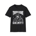 Troublesome Edgy Masked Graphic Grimy T-Shirt