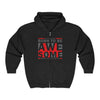 Motivational Born to Be Awesome Full- Zip Hoodie