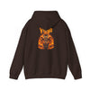 Fiery Virgo Zodiac Back Print Graphic Hoodie
