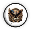 United States Flag Patriotic Eagle Wall Clock