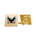 Vintage Patriotic Flying  Eagle Cufflinks