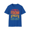 I'm From Philly' T-Shirt  215-267 Area Code T-Shirt