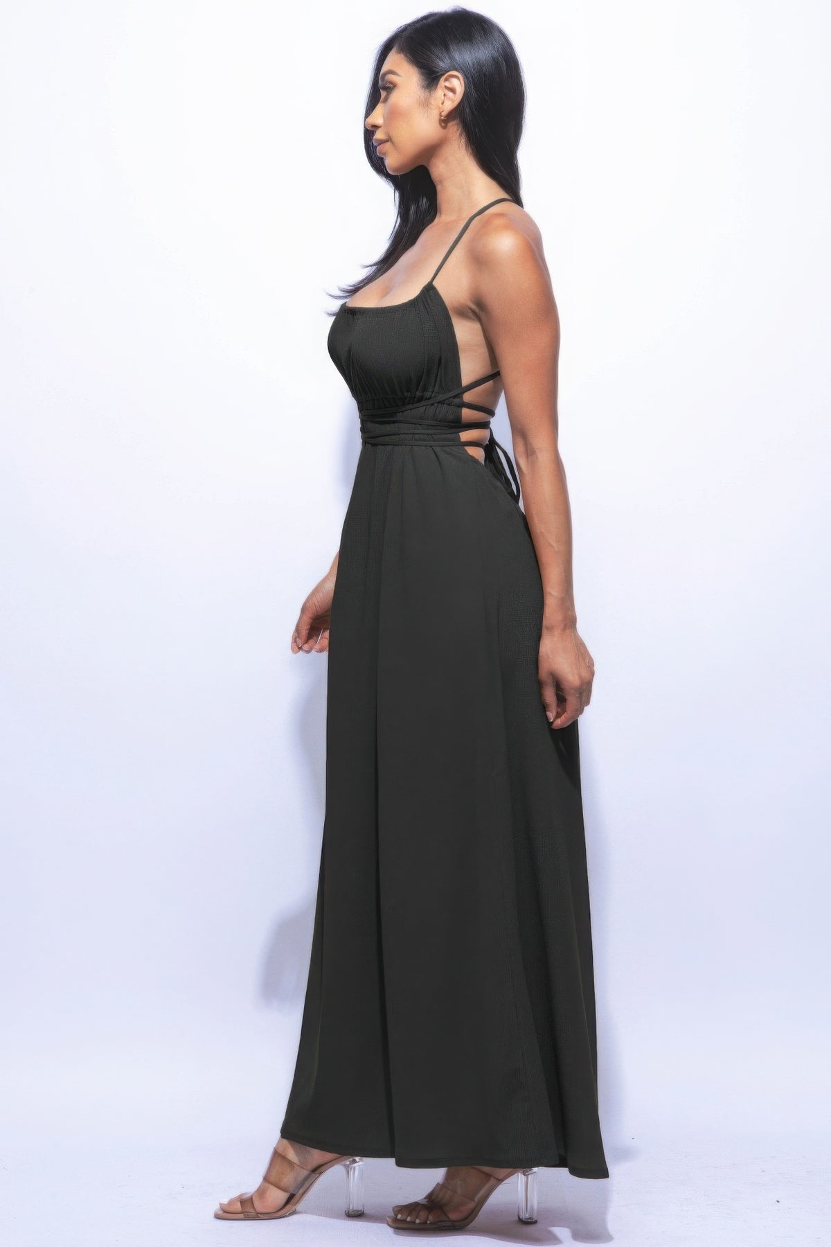 Side Slit Maxi Skirt