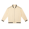 Andrez Bernard P- Design Contrast Piping Zip Bomber Jacket
