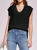 Mandy Ribbed V-Neck Sweater Vest