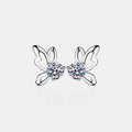 1 Carat Moissanite Butterfly Shape Earrings