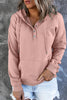 Dropped Shoulder Long Sleeve Hoodie with Pocket