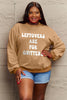 Simply Love Full Size LEFTOVERS ARE FOR QUITTERS Graphic Sweatshirt