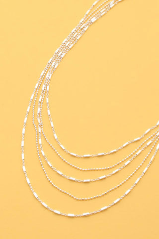 Metal Layered Necklace