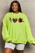 Drop Shoulder Graphic Sweatshirt